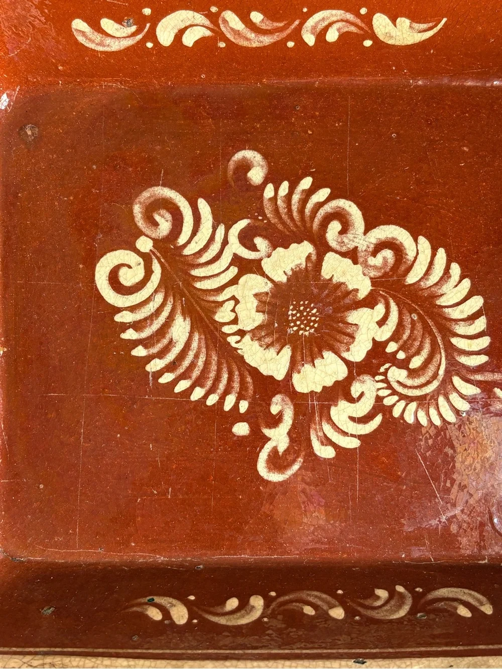 Antique Vintage Handmade Redware